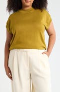 T Tahari Crewneck Shell Sweater