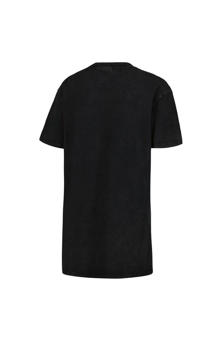 THE WILD COLLECTIVE Women's The Wild Collective Black Chicago Cubs T-Shirt Dress, Alternate, color, Black