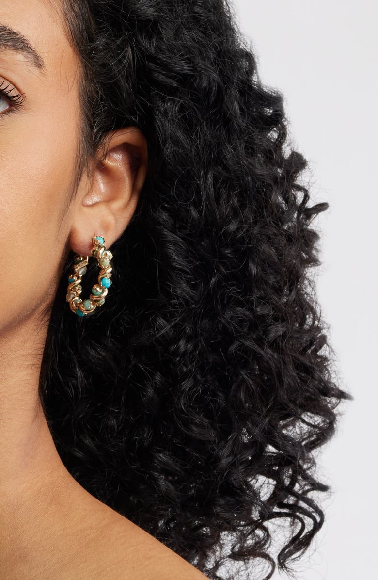 Gas Bijoux Eurydice Hoop Earrings, Alternate, color,