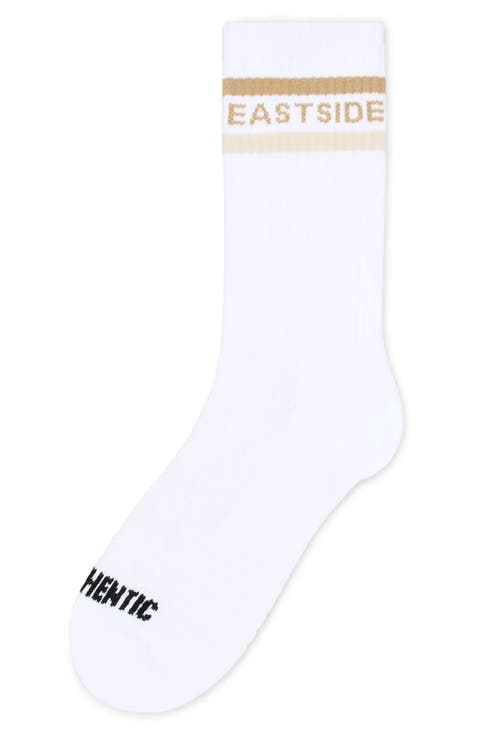 Dual Stripe Crew Socks