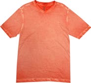 NICOBY Spray V-Neck Pima Cotton T-Shirt