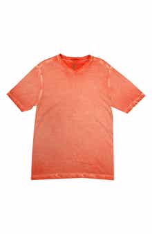 NICOBY Spray V-Neck Pima Cotton T-Shirt