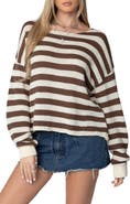 EDIKTED Anney Oversize Stripe Sweater