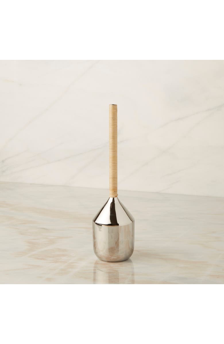 Be Home Arendal Rattan Vessel, Tall, Alternate, color, Silver