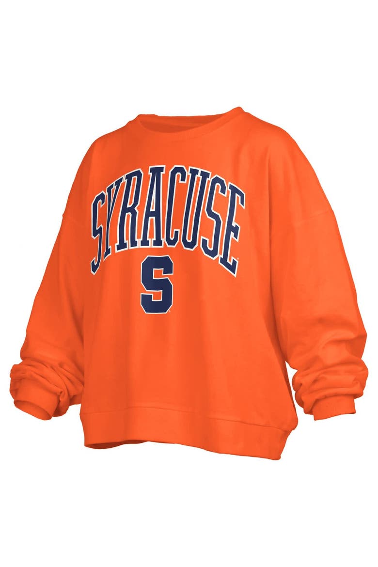 Women's Pressbox  Orange Syracuse Orange Janise Fleece Sweatshirt, Alternate, color, Orange