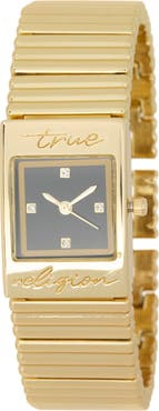 True Religion Square Bracelet Watch, 17.5mm