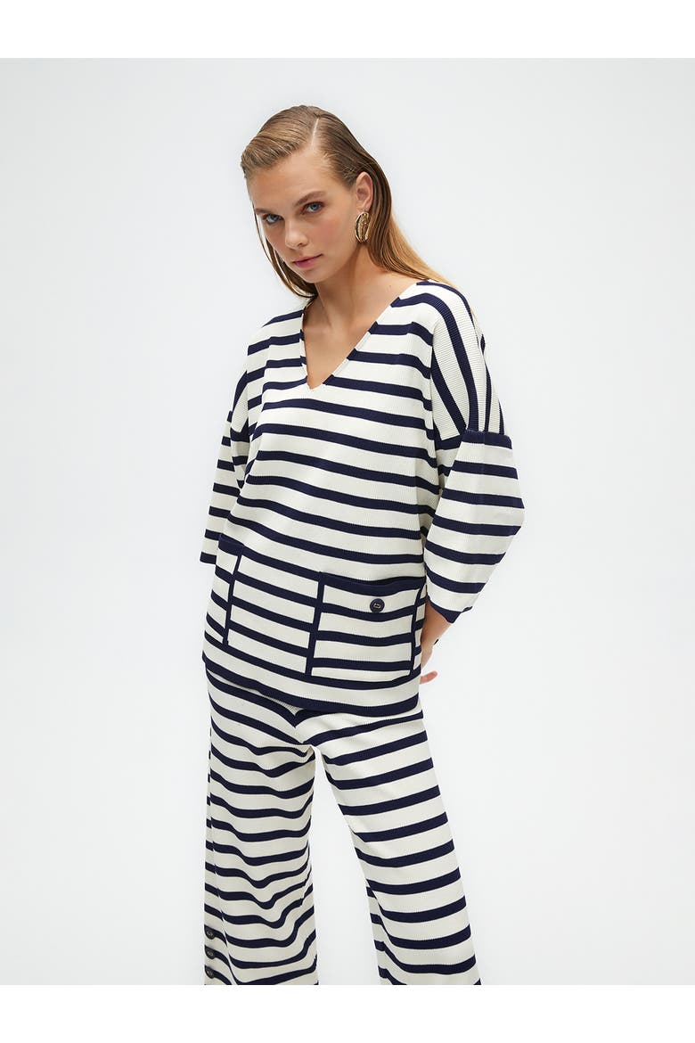 Striped Knit Pants, Alternate, color, Multi-Colored