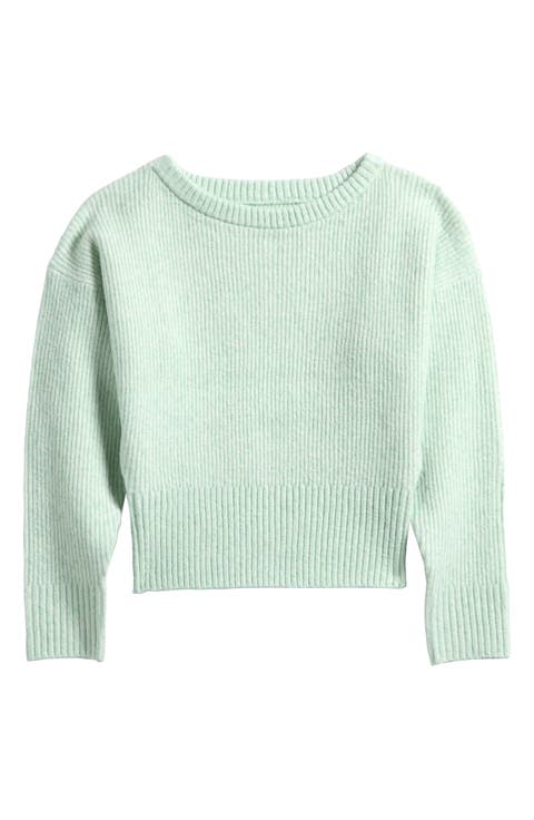 Kids' Boat Neck Pullover Sweater