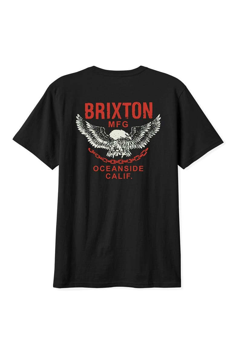 Waller Cotton Graphic T-Shirt, Alternate, color, BLACK WORN WASH
