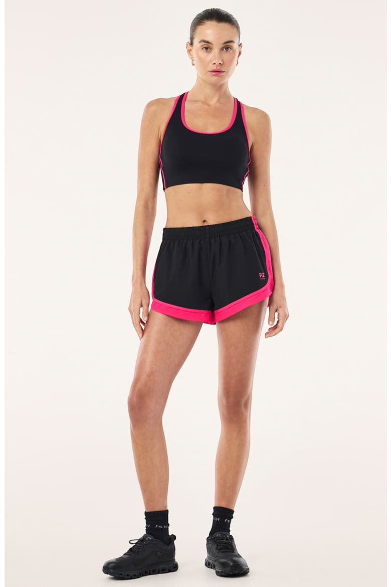 Stride Shorts, Alternate, color, BLACK/ COSMO PINK
