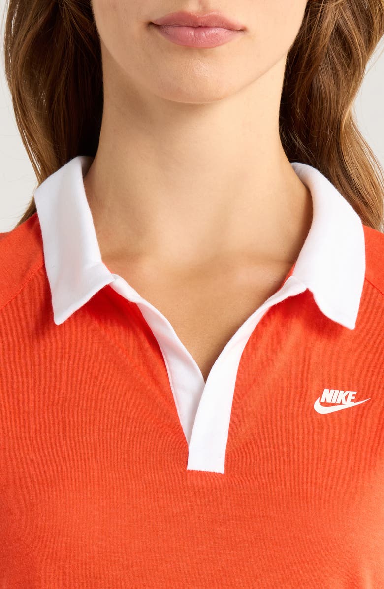 Nike Sportswear Retro Polo, Alternate, color, Picante Red/ White/ Sail