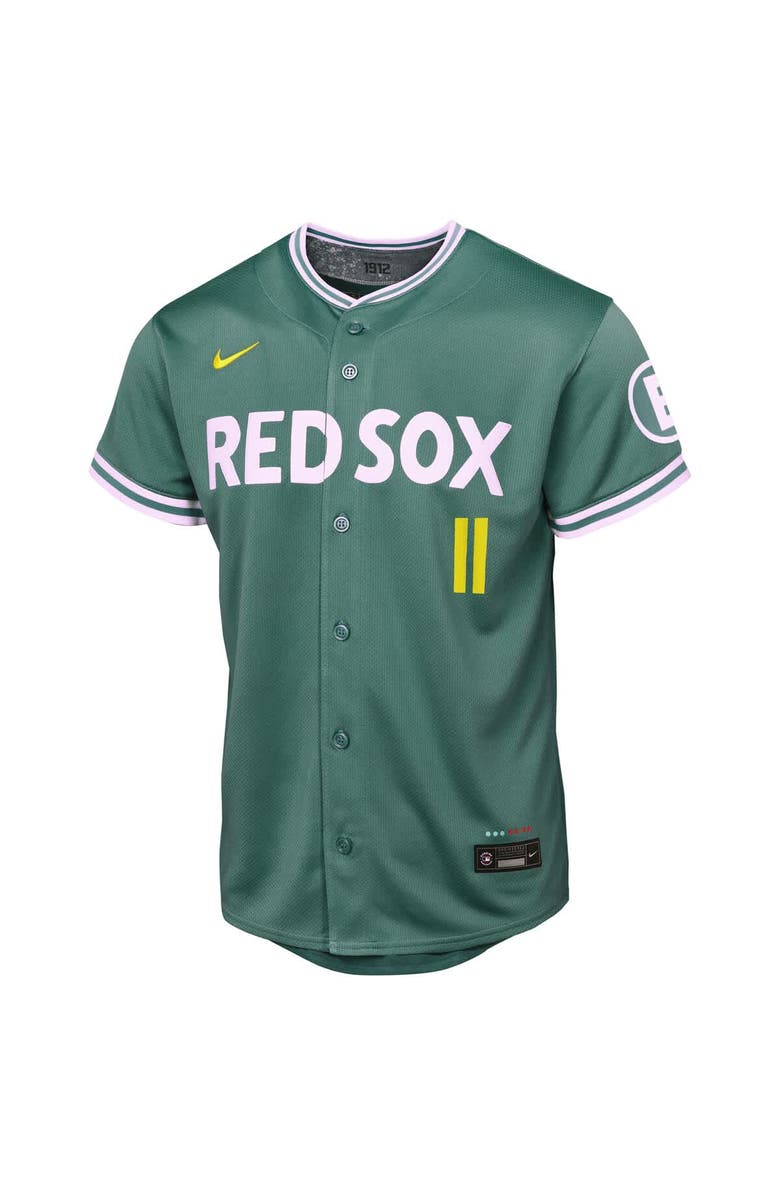 Nike Youth Nike Rafael Devers Green Boston Red Sox 2025 City Connect Limited Player Jersey, Alternate, color, 