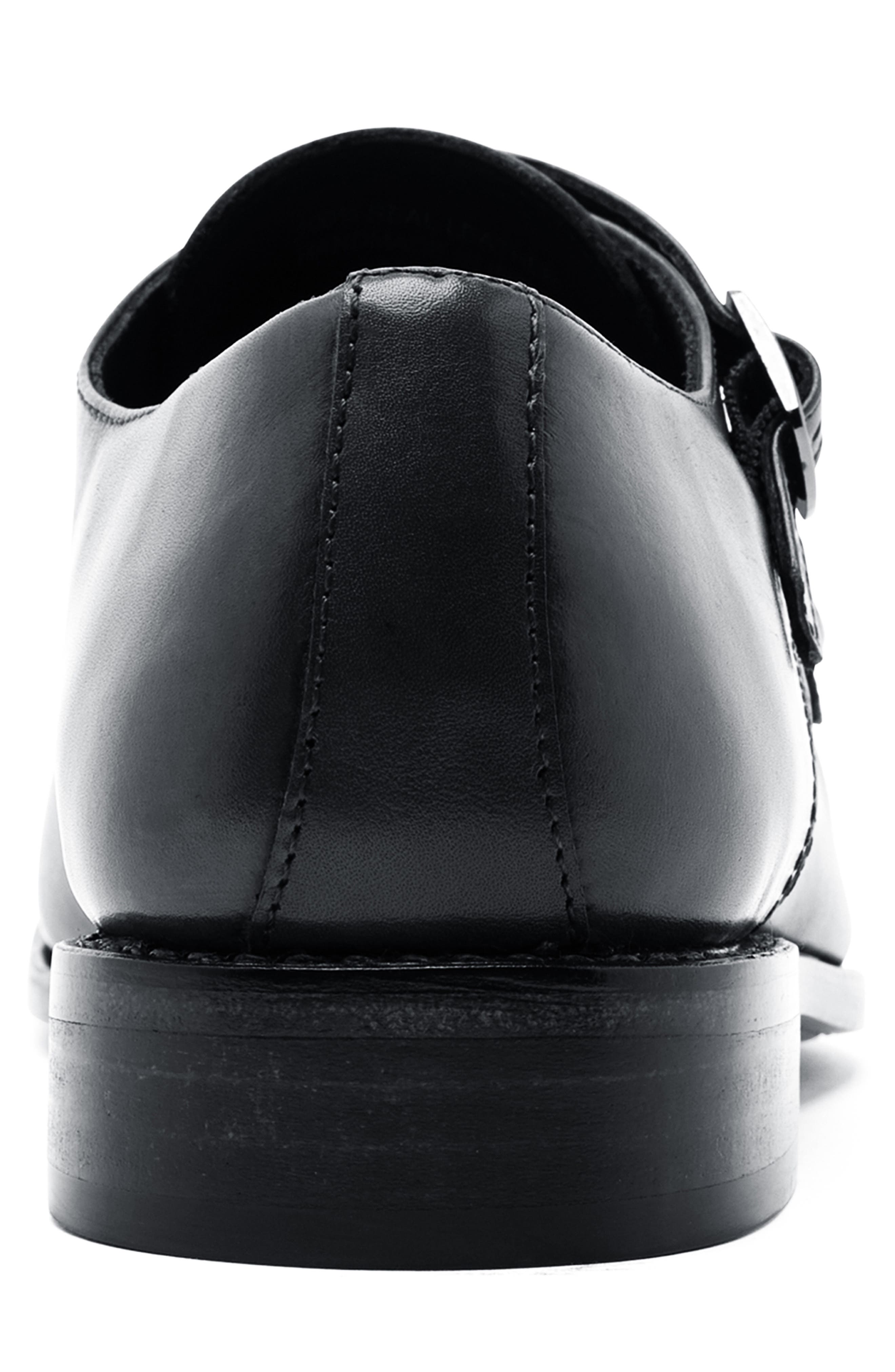 Anthony Veer Roosevelt II Double Monk Strap Loafer, Alternate, color, Black