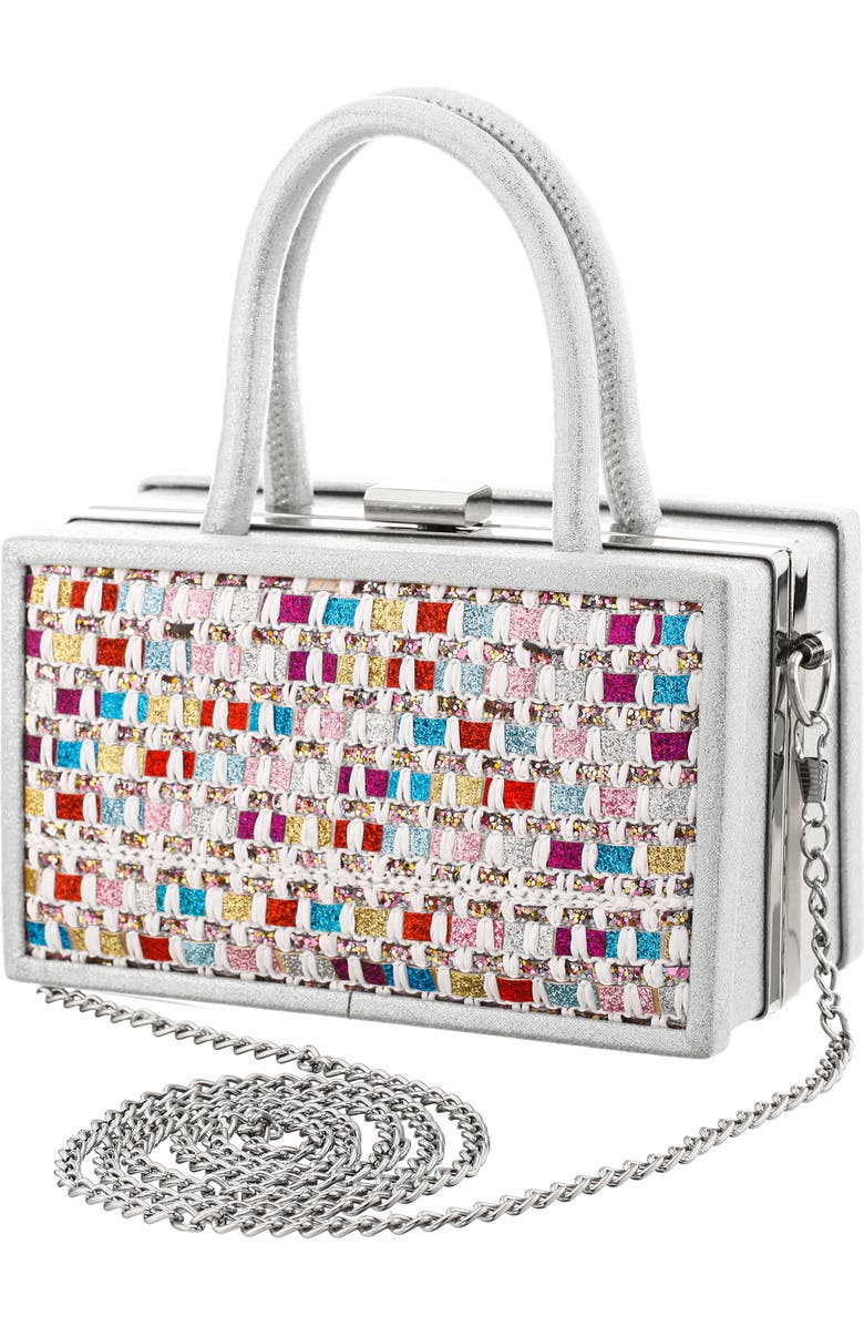 Nina Woven Frame Miniaudiere, Alternate, color,