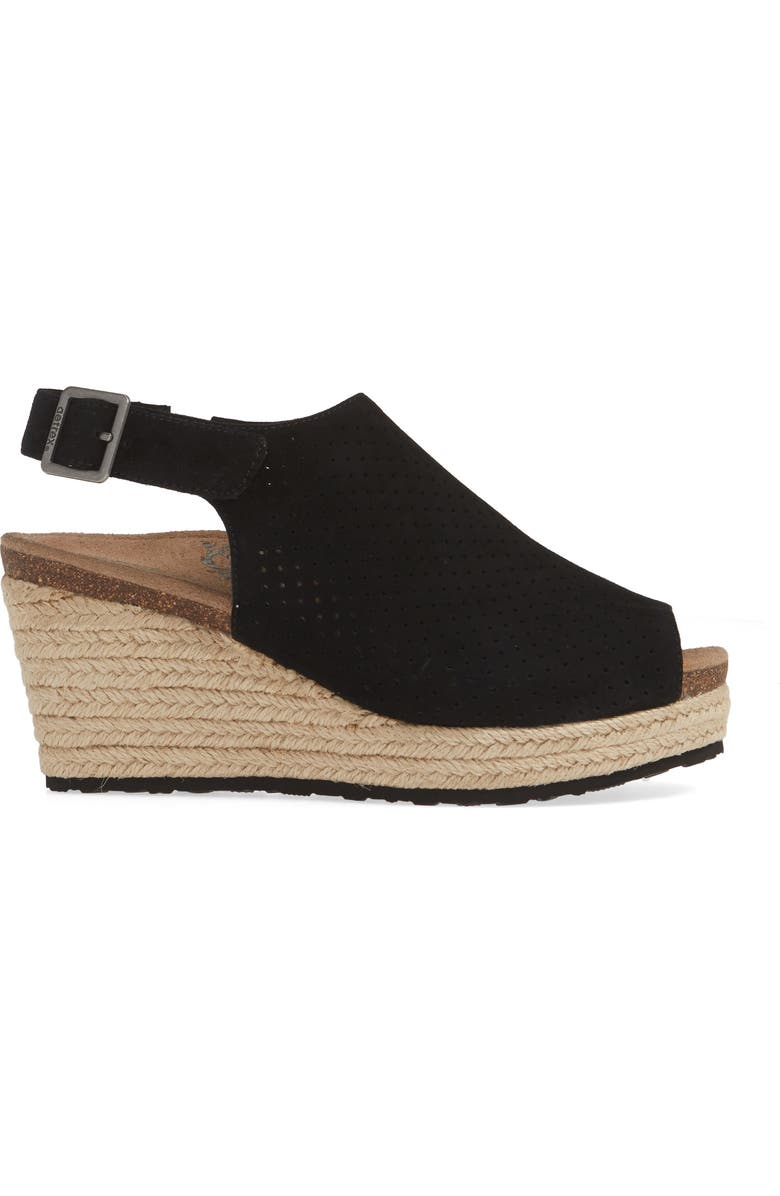 Aetrex Sherry Espadrille Wedge Sandal, Alternate, color,
