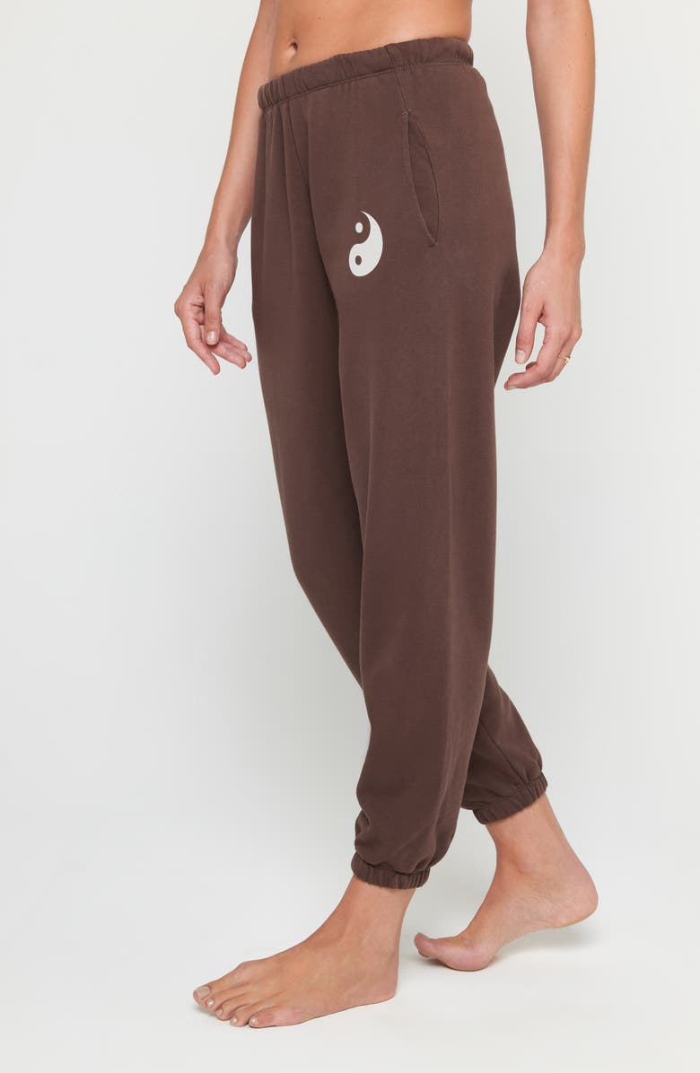 Spiritual Gangster Yin Yang Sol Sweatpants, Alternate, color, 