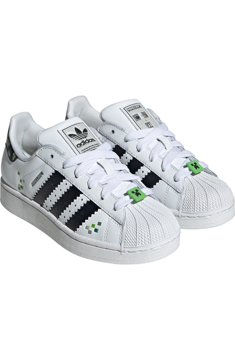 adidas x Minecraft Kids' Superstar II Sneaker, Alternate, color,