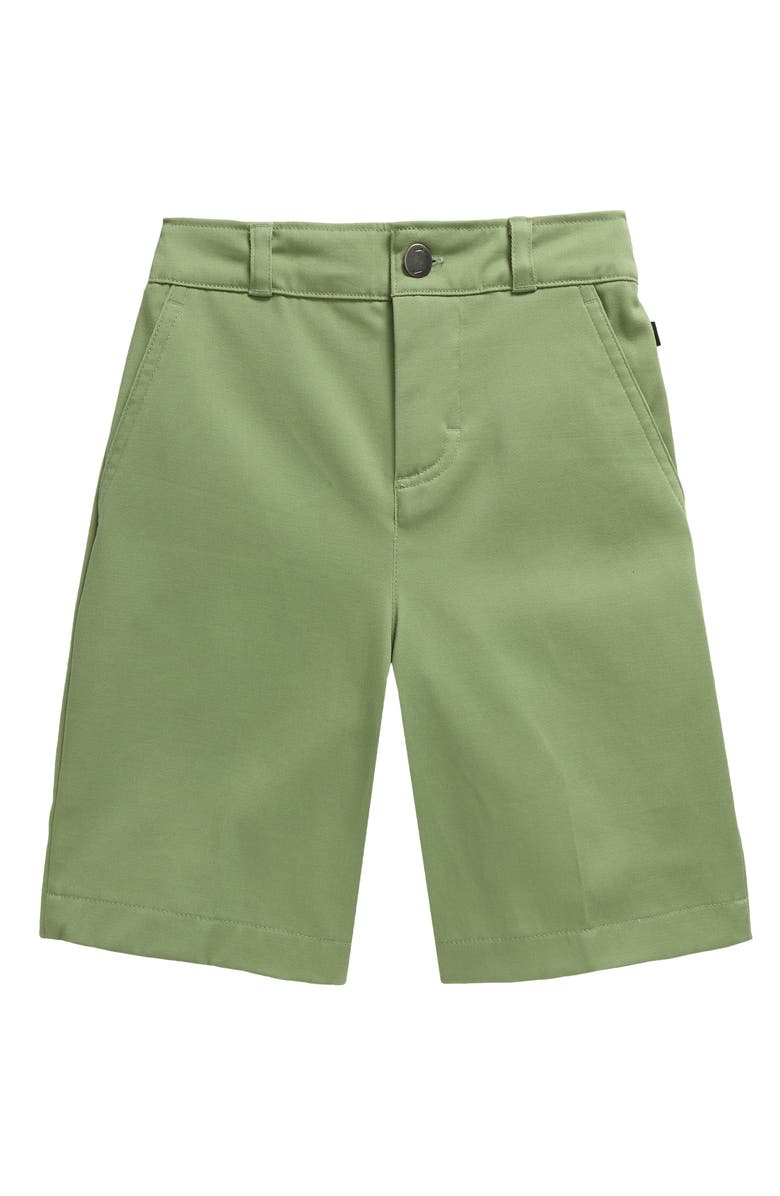 Nike Kids' Flat Front Stretch Chino Skate Shorts, Main, color, Oil Green/ Jade Horizon