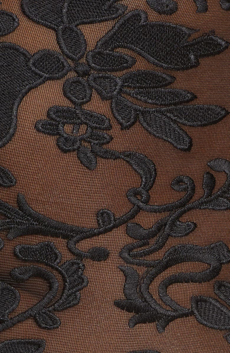 Oh La La Cheri Lyla Embroidered Lace Teddy, Alternate, color,