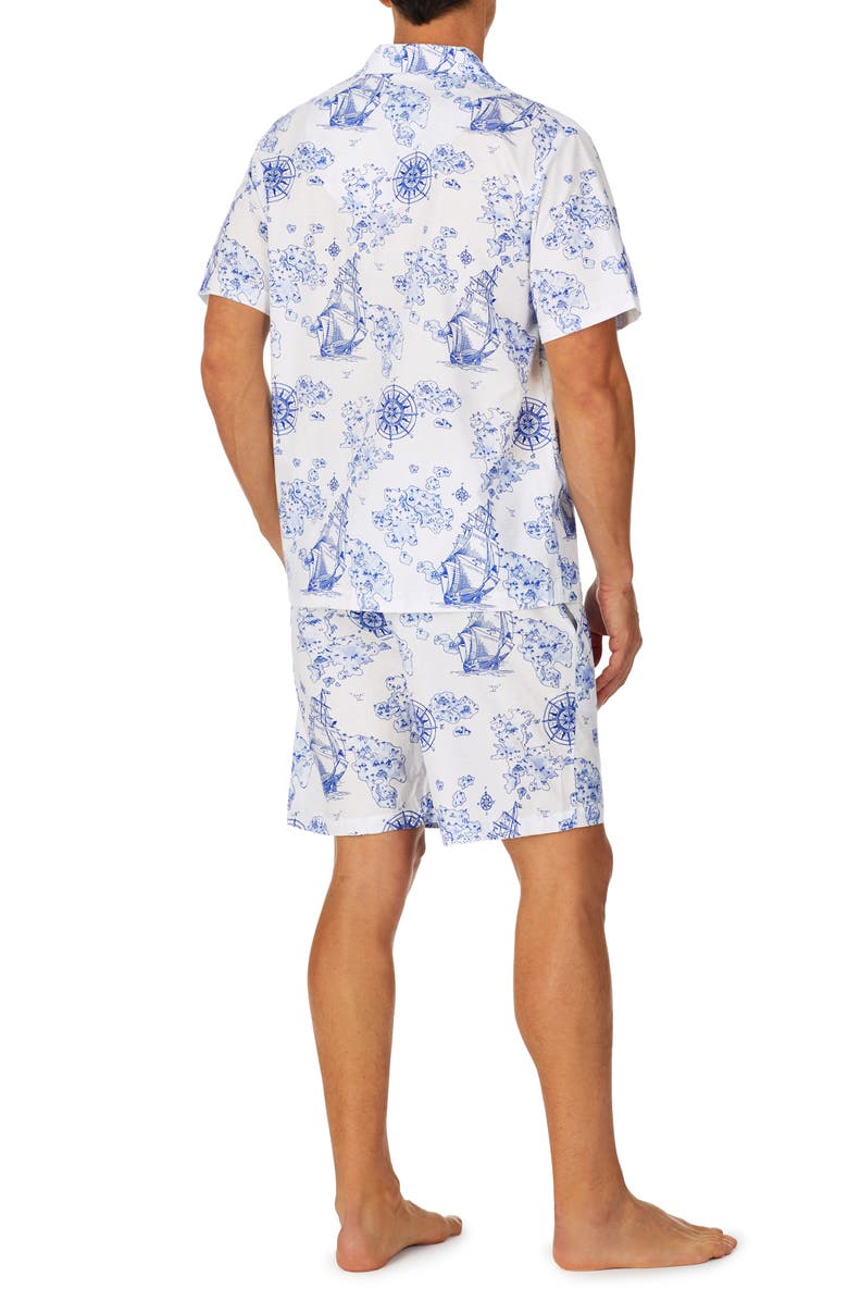 BedHead Pajamas Voyager Print Short Organic Cotton Pajamas, Alternate, color,