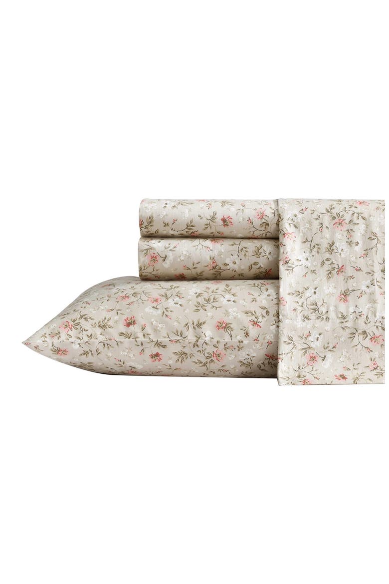 Bonnie Cotton Sheet Set, Main, color, BEIGE