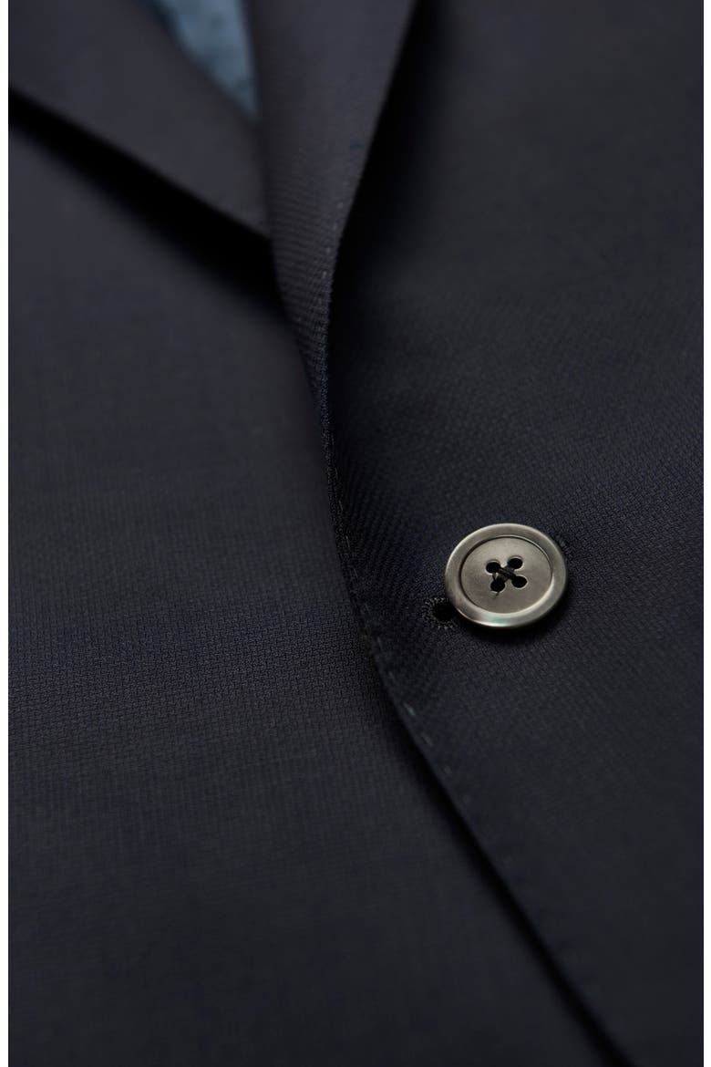Double Twist Wool Blazer, Alternate, color, BLUE