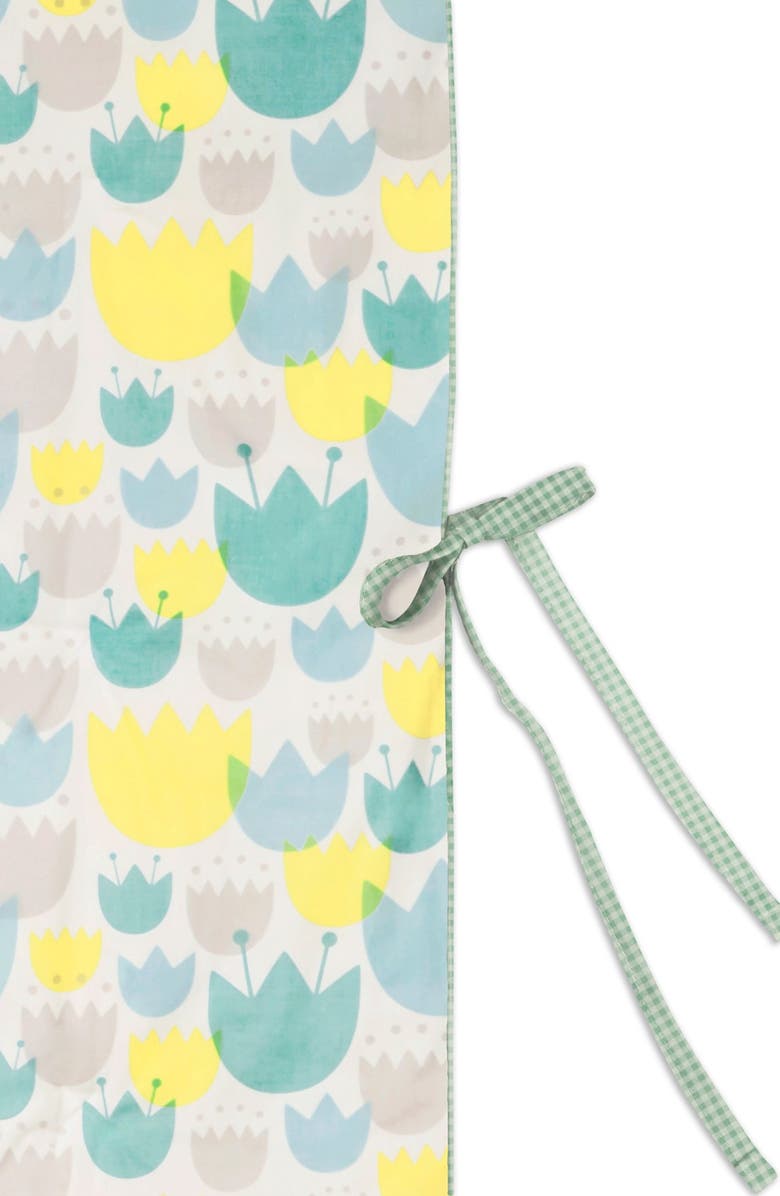 babyletto 'Garden' Mini Crib Sheet, Changing Pad Cover, Stroller Blanket & Wall Decals, Alternate, color, 