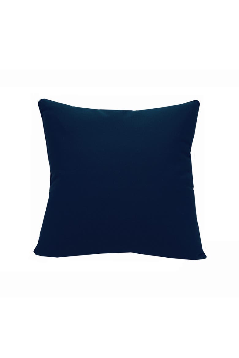 Albatross and Waves Indoor/Outdoor Accent Throw Pillow Decor, Alternate, color, Blue