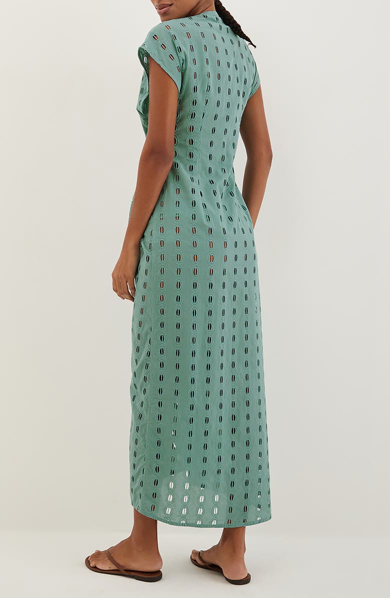 ViX Paula Hermanny Sasha Eyelet Cover-Up Maxi Dress, Alternate, color, 