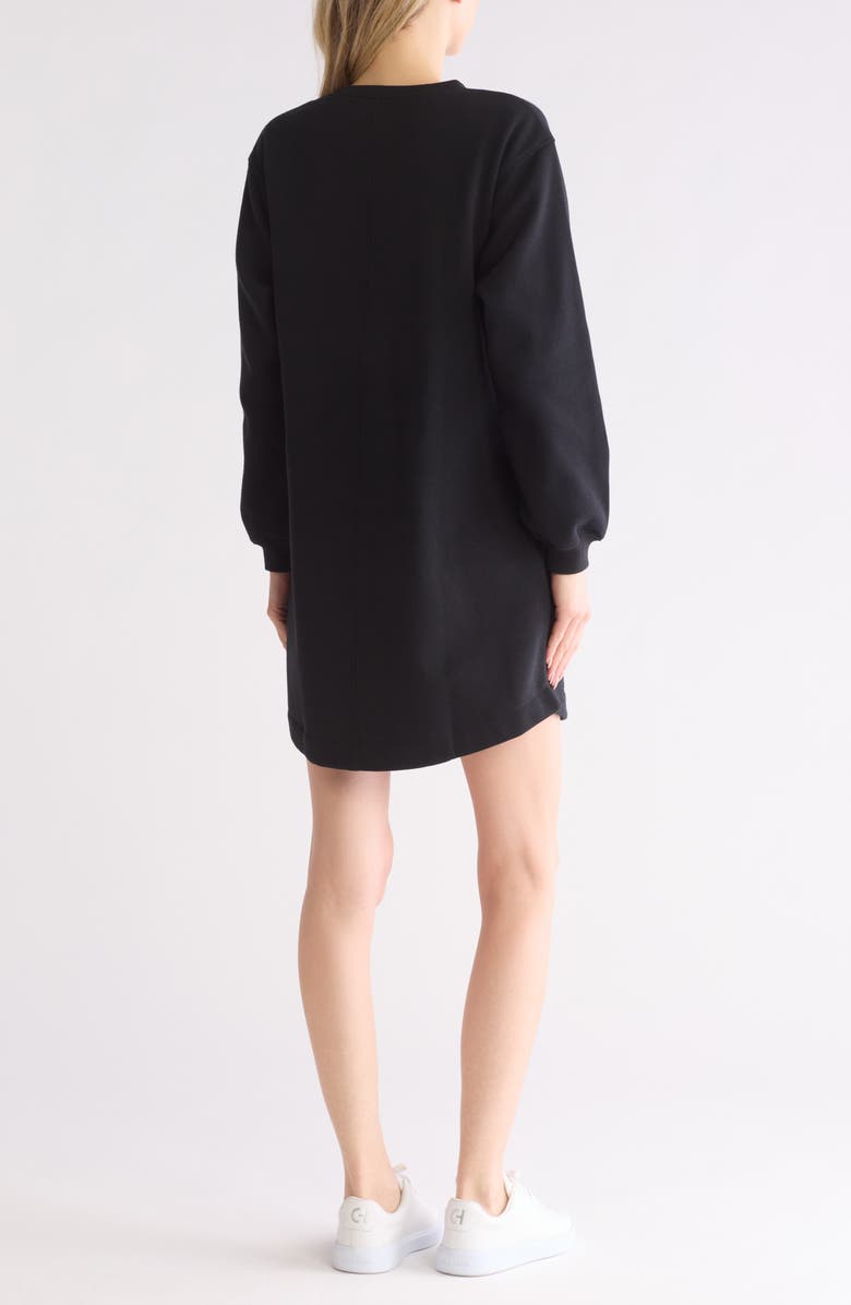 Melrose and Market Cozy Fleece Minidress, Alternate, color, 