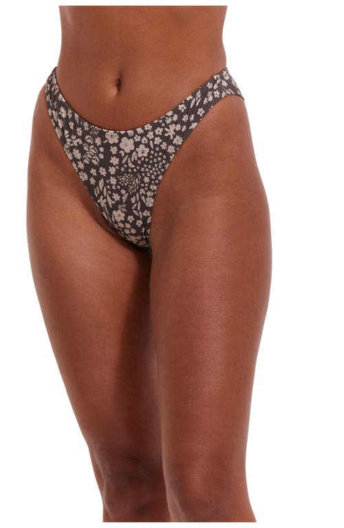 Flirtt Gottex Bella Flora Brazillian Swim Bottom In Multi Brown