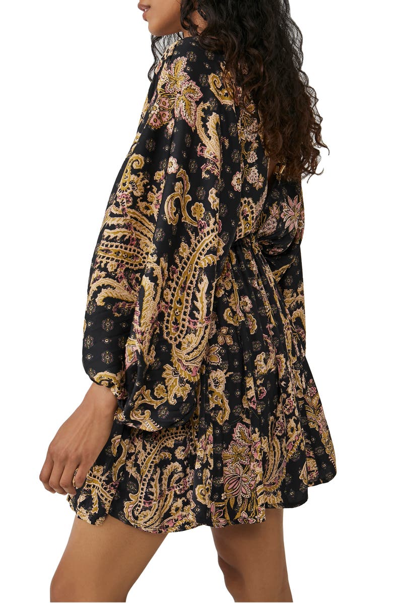 Free People Arzel Print Long Sleeve Minidress | Nordstrom Free People Arzel Print Long Sleeve Minidress | Nordstrom