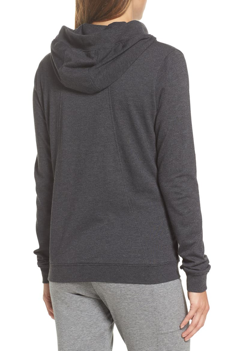 Gym Zip Hoodie, Alternate, color, OBSIDIAN/HTR/SAIL