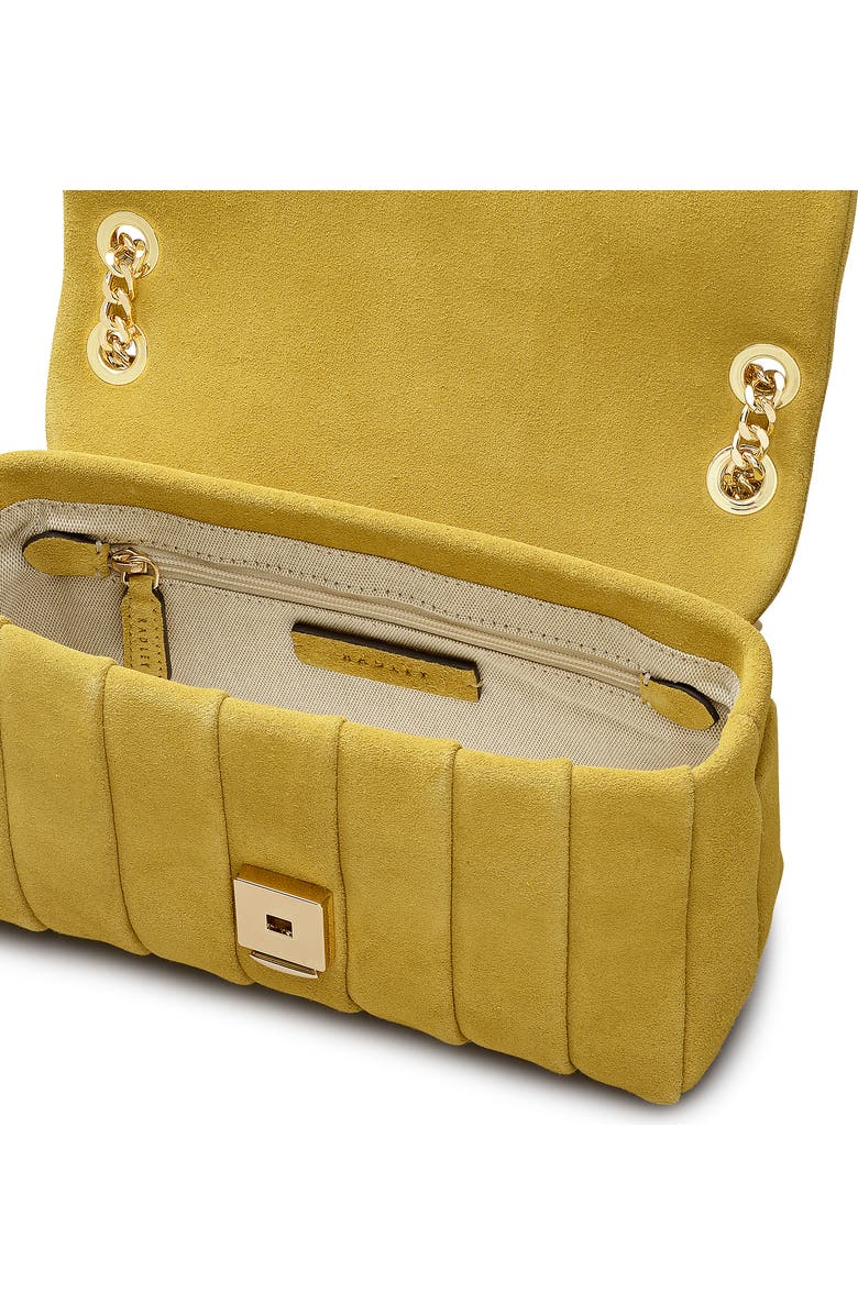 Radley Burton Way - Quilt Suede Small Flapover Crossbody Bag, Alternate, color, Honeycomb