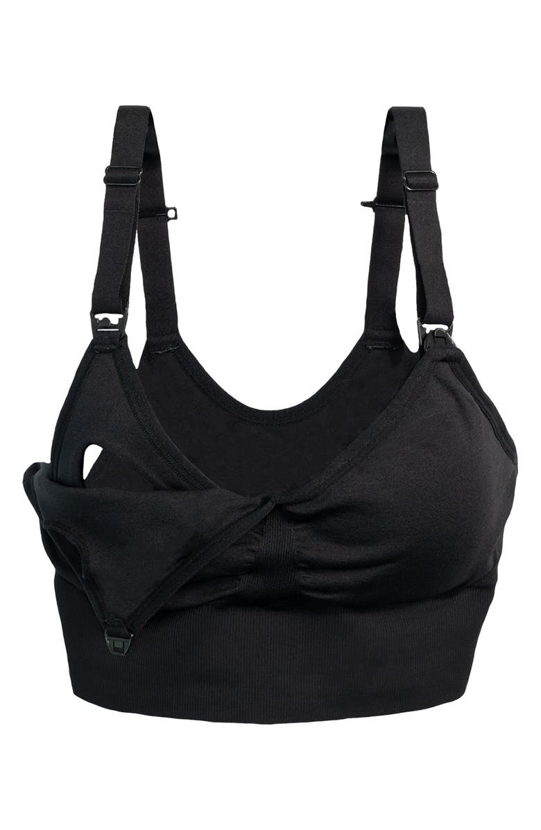 Blush + Bashful Bashful Maternity & Nursing Bra, Alternate, color, Black