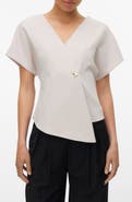 VERO MODA Sonja Short Sleeve Asymmetric Top