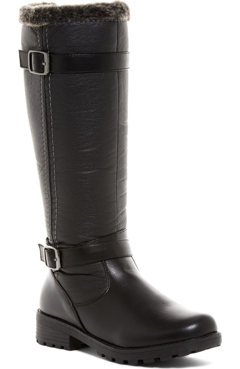 AQUATHERM BY SANTANA CANADA Blair Waterproof Faux Fur Tall Boot, Main, color,