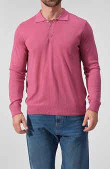 Lightweight Merino Wool Three-Button Polo