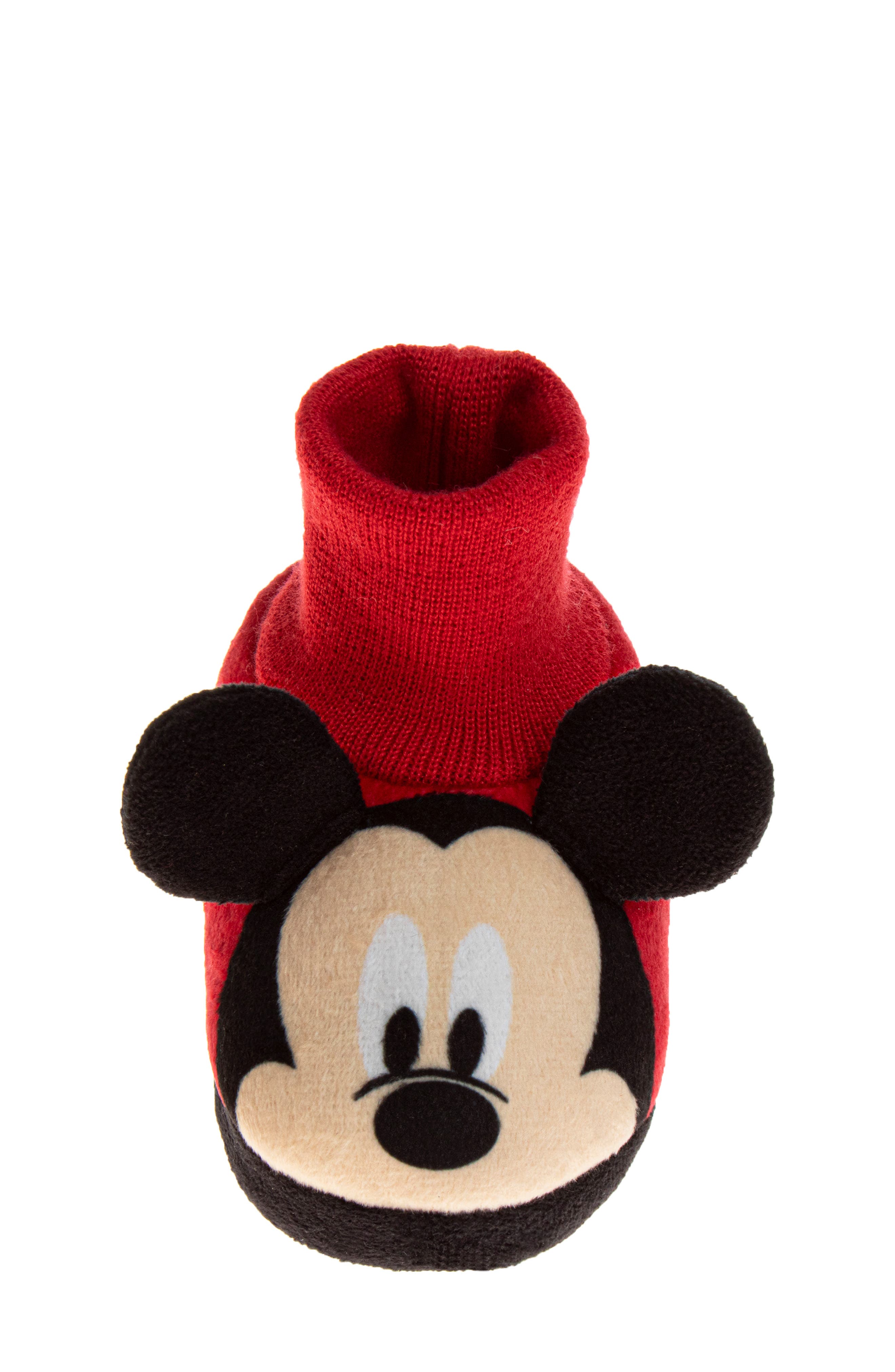 JOSMO Disney Mickey Mouse Slipper, Alternate, color, Red/ Black
