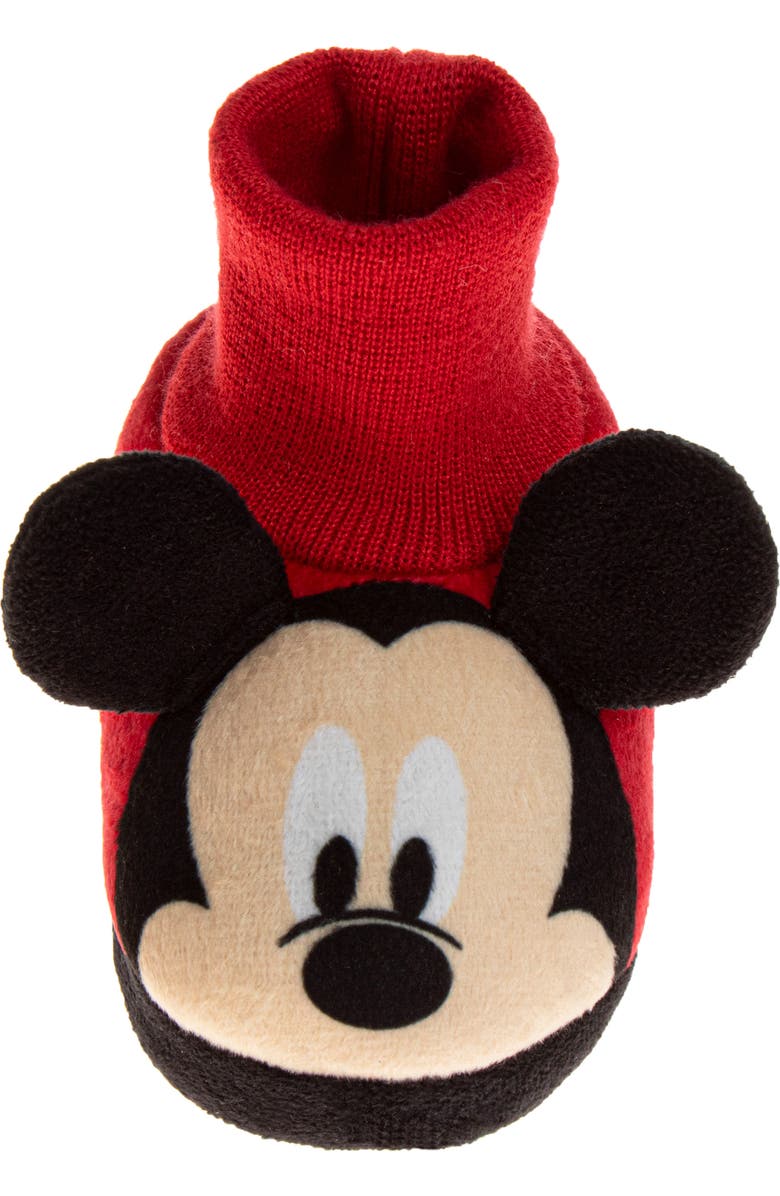 JOSMO Disney Mickey Mouse Slipper, Alternate, color, Red/ Black