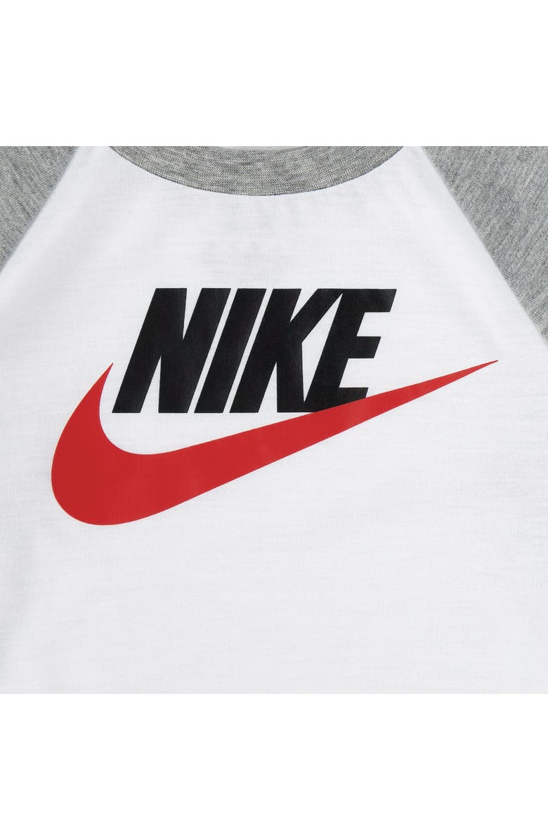 Nike Kids' Logo Puffer Vest, Logo T-Shirt & Fleece Joggers Set, Alternate, color, Dark Grey Heather/ Black