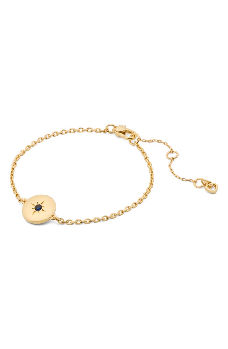 Kate Spade New York fearless bracelet, Main, color, Blue/ Gold