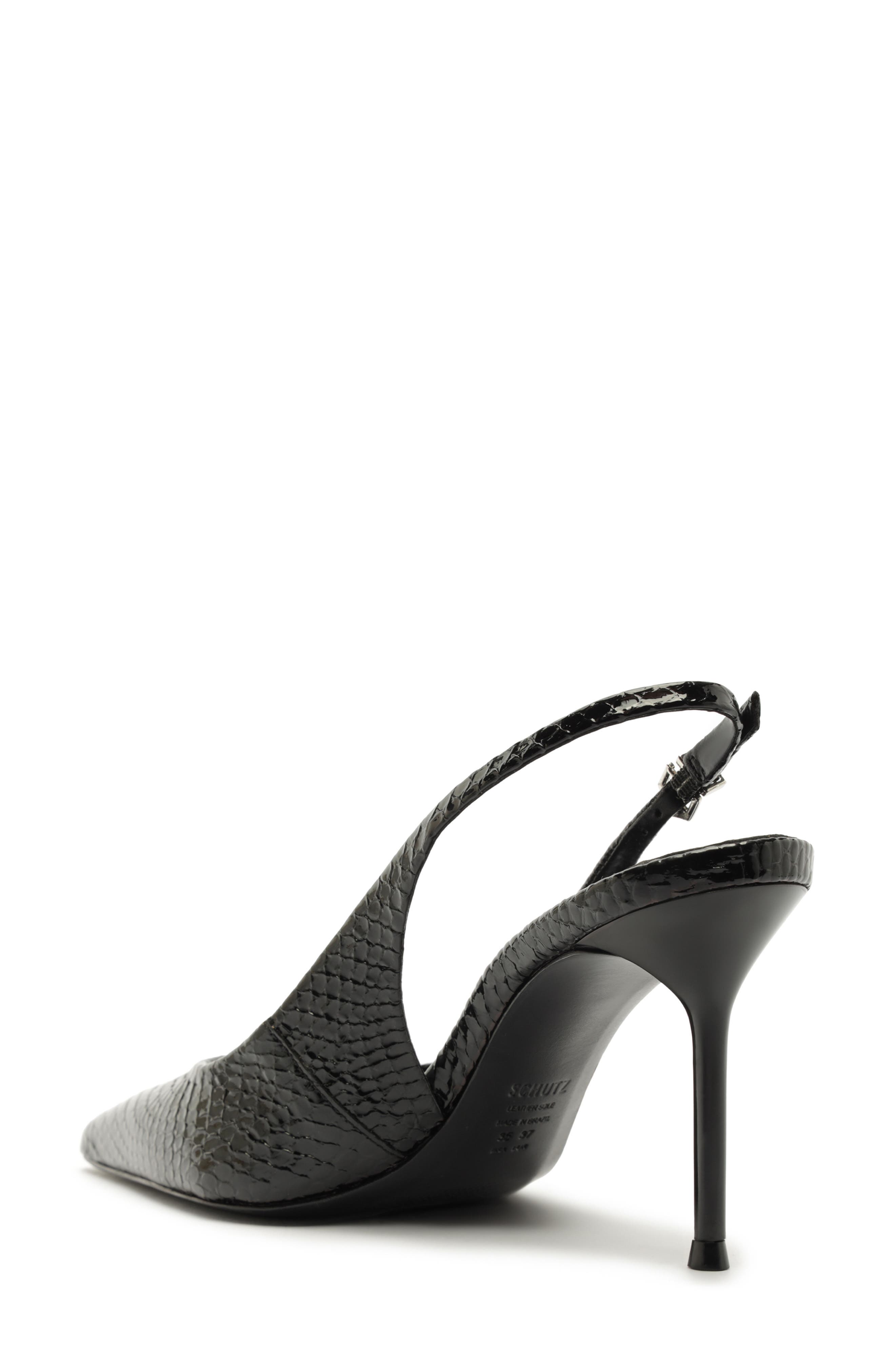 Schutz Paola Slingback Pump, Alternate, color, Black