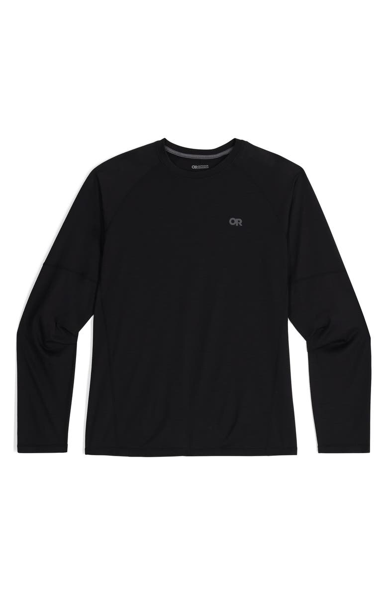 Outdoor Research Alpine Onset 150 Merino Wool Blend Base Layer Shirt, Alternate, color, Black