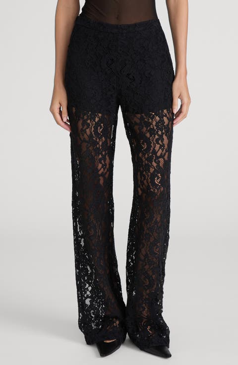 The Lace Wide Leg Pants