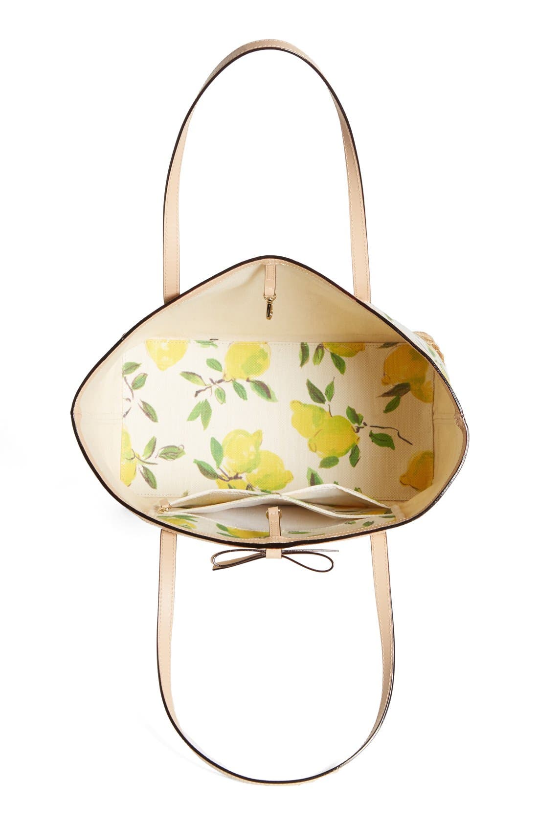 'capri espadrille - francis' tote, Alternate, color, PAINTERLY LEMONS