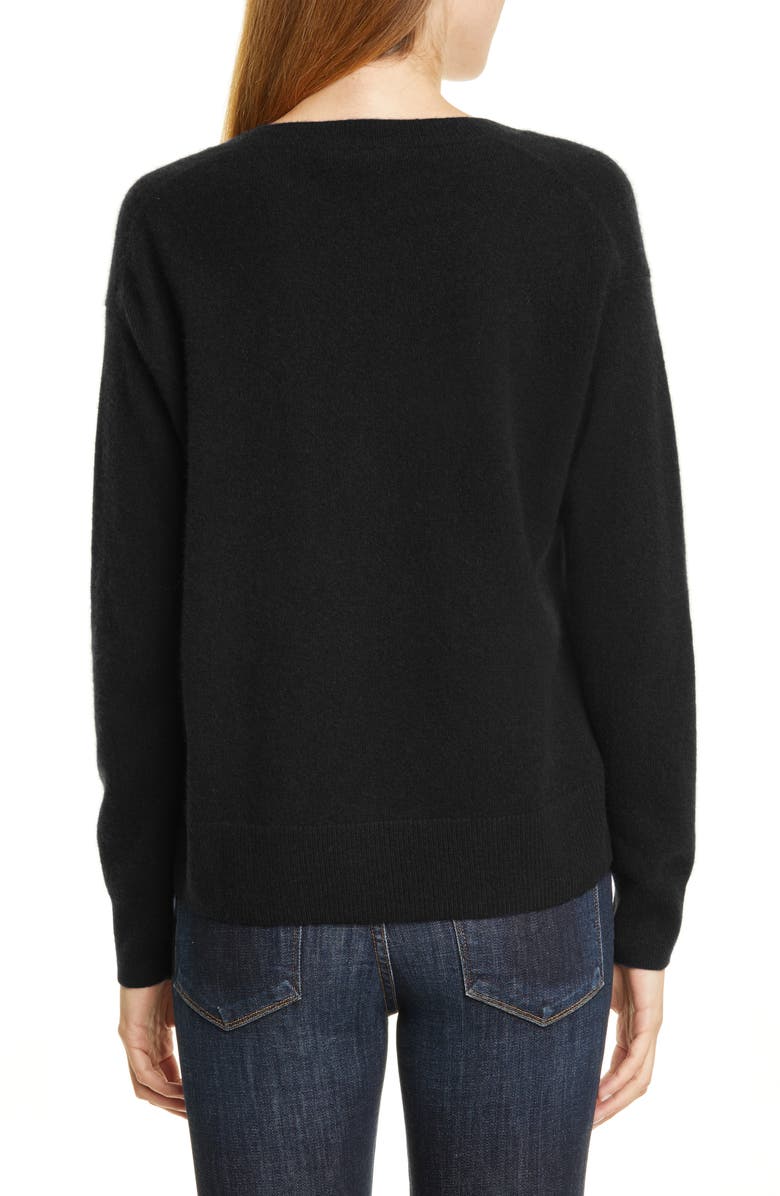 Nordstrom Signature V-Neck Cashmere Pullover, Alternate, color, 