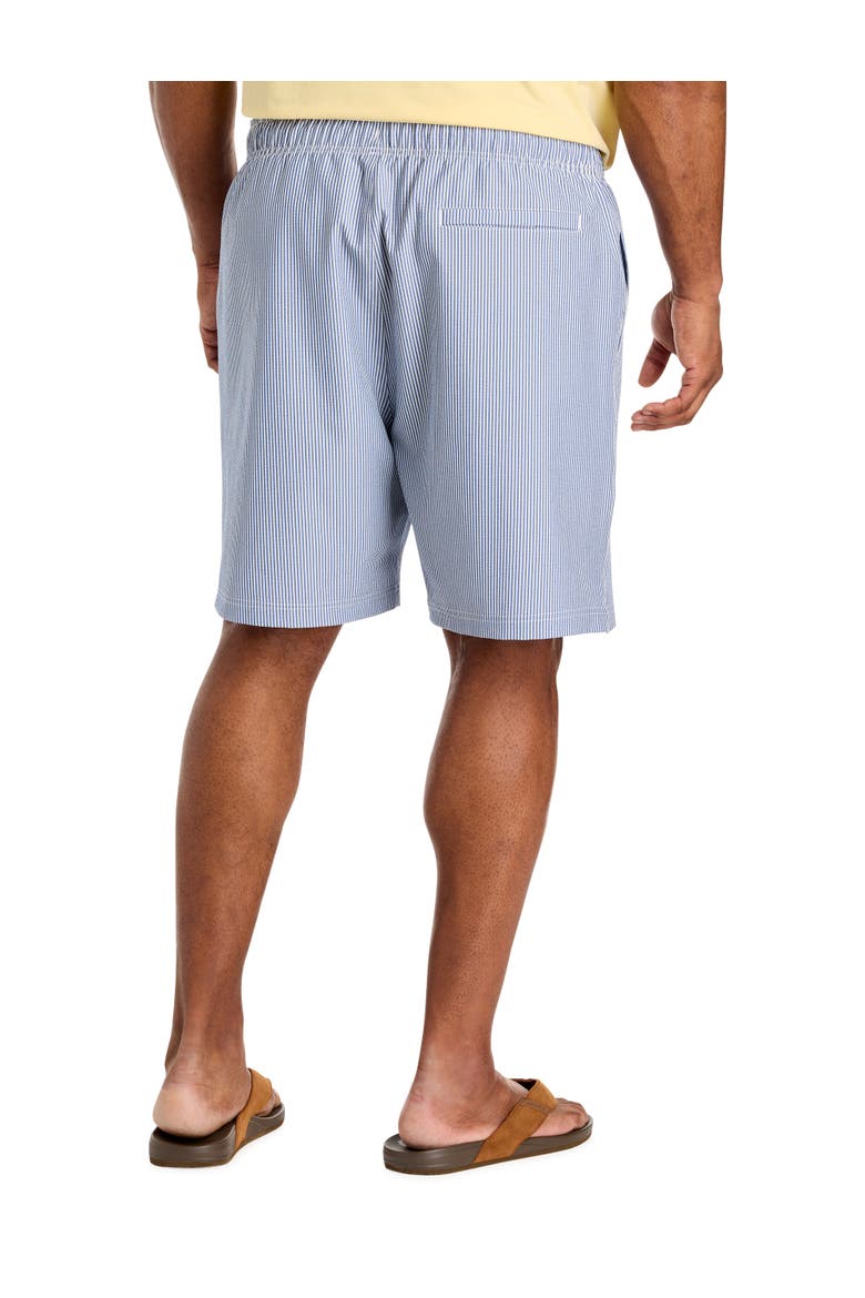 Big & Tall Seersucker Swim Trunks, Alternate, color, WINDSURF BLUE