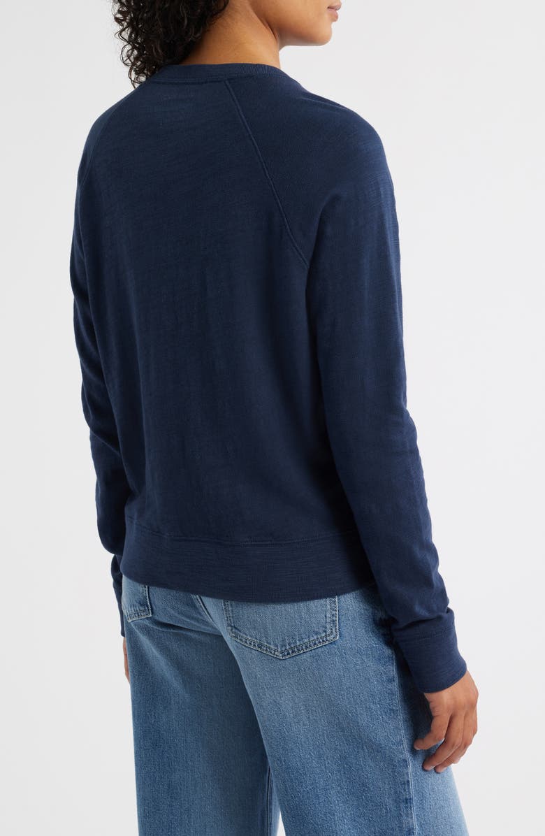 Faherty Martha's Vineyard Sunwashed Slubbed Organic Cotton Graphic Sweatshirt, Alternate, color,