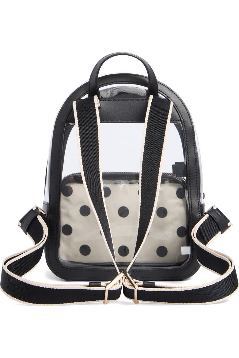 clare clear backpack with raining dot pouch (Women) | Nordstromrack clare clear backpack with raining dot pouch (Women) | Nordstromrack